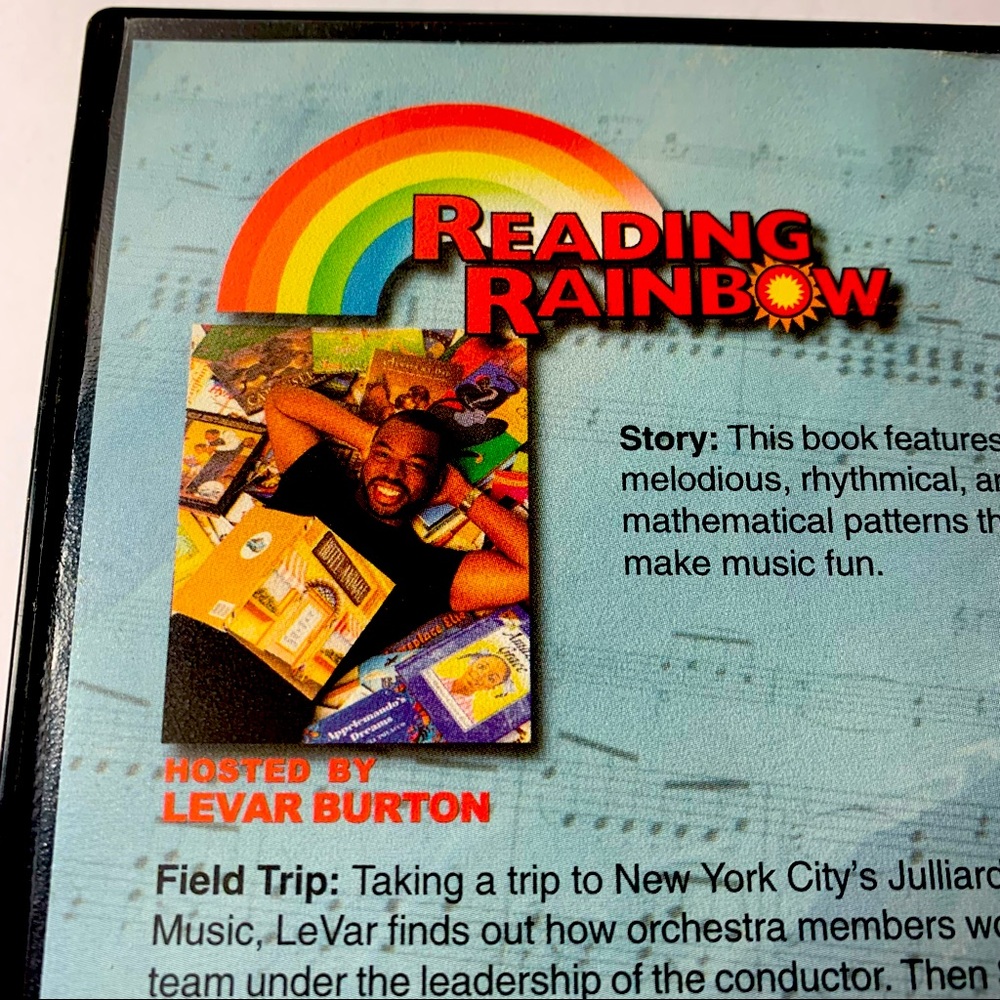 Vintage 1996 Reading Rainbow VHS tape pbs kids show